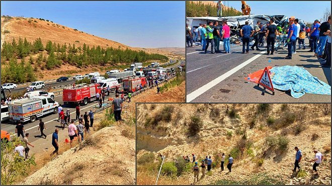 GAZİANTEP’TE ZİNCİRLEME KAZA: 16 KİŞİ HAYATINI KAYBETTİ
