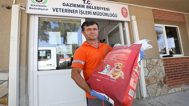 Gaziemir’den Manavgat’taki can dostlar için yardım eli