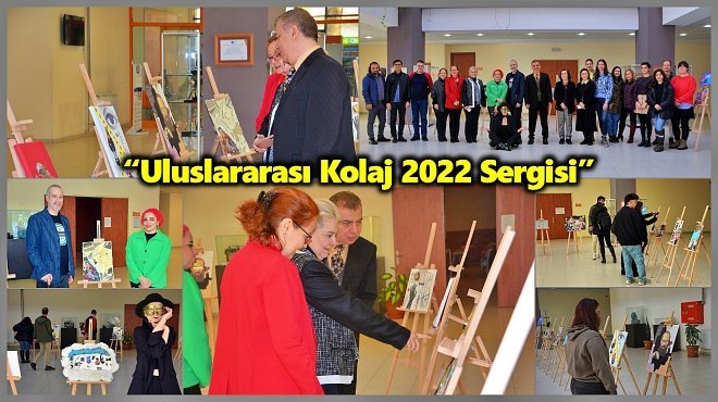 GENÇ İLETİŞİMCİLER KOLAJLARINI SERGİLEDİLER