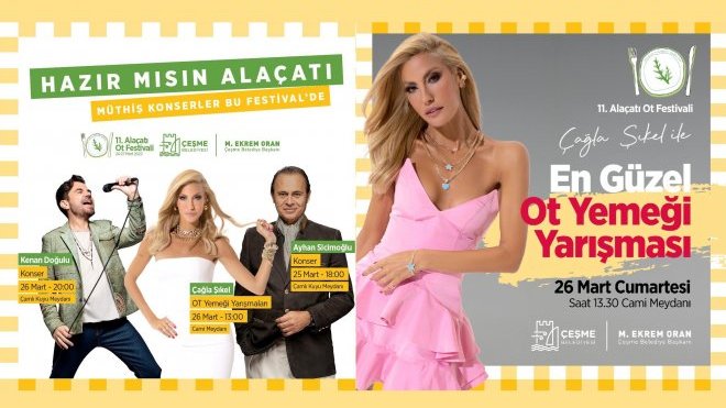 11’inci Alaçatı Ot Festivali 24 Mart’ta kapılarını açıyor...