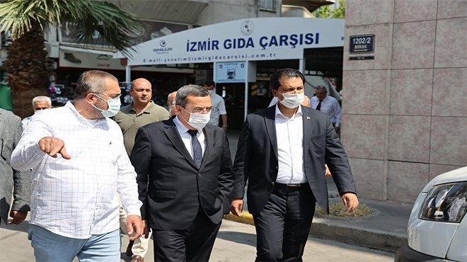 Gıda Çarşısı esnafı istedi Başkan Batur yaptı