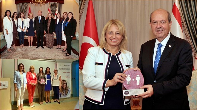GİFED, KKTC CUMHURBAŞKANI TATAR’I ZİYARET ETTİ
