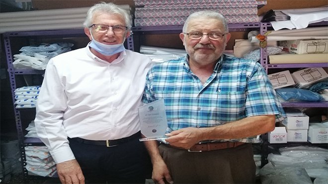 Gönülden desteğe teşekkür plaketi