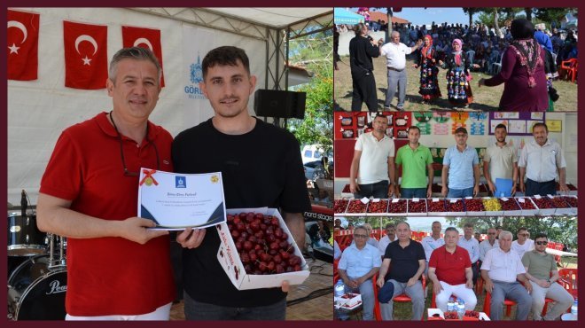 GÖRDES BÖREZ KİRAZ FESTİVALİNE ÇOŞKULU KUTLAMA...