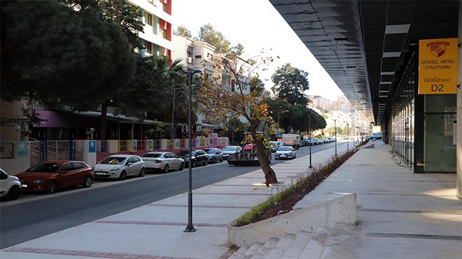 Göztepe Stadı’nın çevresi yenilendi