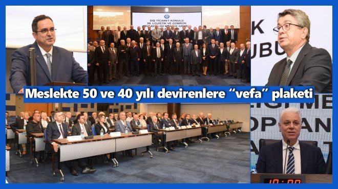 GÜMRÜK MÜŞAVİRLERİ İZTO’DA 'DIŞ TİCARET'İ KONUŞTU