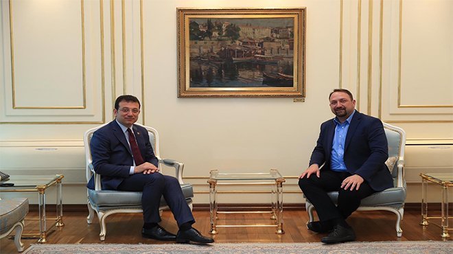 Gümrükçü, İmamoğlu'nu ziyaret etti