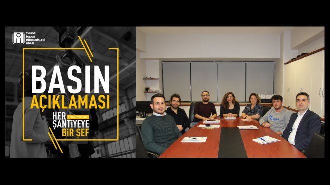 GÜVENLİ YAPILAŞMA İÇİN ŞART: HER ŞANTİYEYE BİR ŞEF
