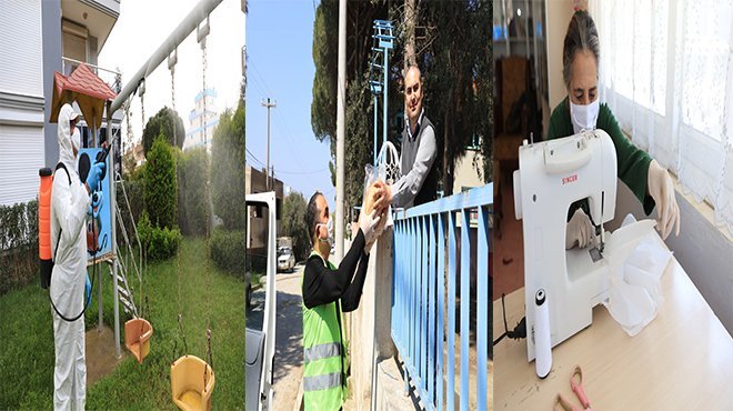 Güzelbahçe Belediyesi'nden 30 günlük Koronavirüs Raporu