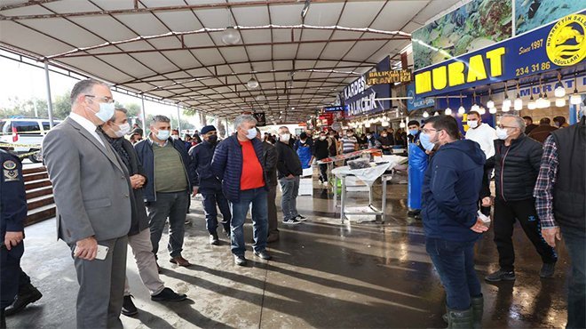 Güzelbahçe’de Koronavirüs Denetimi
