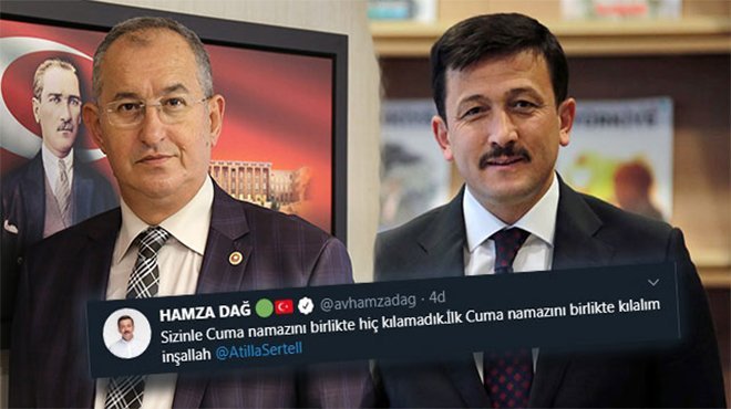 Hamza Dağ’dan Atila Sertel’e cuma namazı daveti