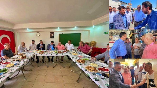 Hamza Dağ, İzmir’de esnaflarla kahvaltıda buluştu