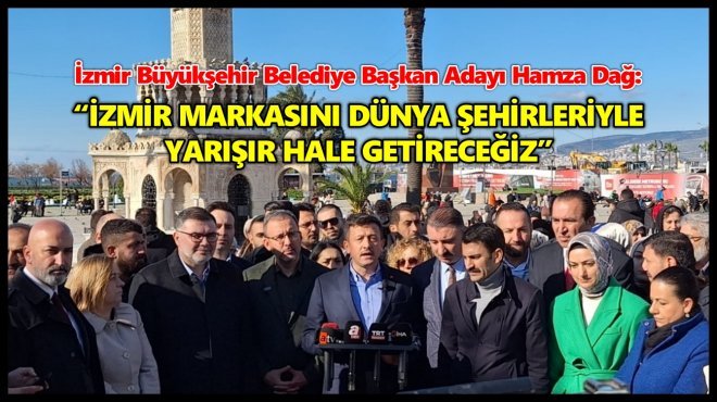 HAMZA DAĞ İZMİR’DE SAHAYA İNDİ…