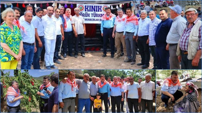 AK Parti Genel Başkan Yardımcısı Dağ, Kınık’ta üreticilerle kiraz topladı