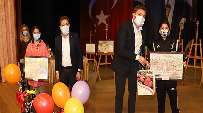 Hayalimdeki Bayındır Resim Yarışması’nda Ödüller Verildi