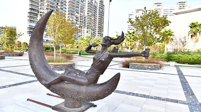 Heykel Çalıştayı’nda üretilen eserler artık Halk Park’ı süslüyor
