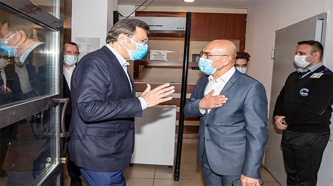 Hisarcıklıoğlu’ndan Başkan Soyer’e ziyaret