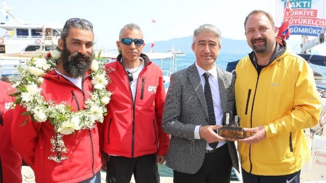 Hopa’dan Marmaris’e tohum ve kozalak getirdiler