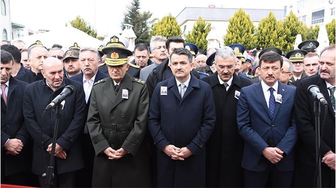 İdlib şehidi Ahmet Alpaslan'a İzmir'de son görev