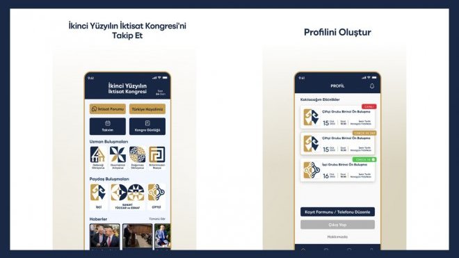 İKİNCİ YÜZYILIN İKTİSAT KONGRESİ'NİN MOBİL UYGULAMASI YAYINDA