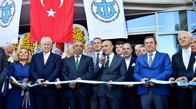 İMEAK DENİZ TİCARET ODASI İZMİR ŞUBESİ YENİ HİZMET BİNASI TÖRENLE AÇILDI