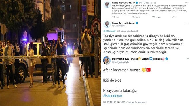 İskenderun ilçesinde patlama