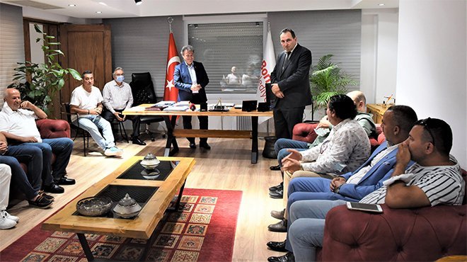 İzmir ASKF’den Başkan İduğ’a ziyaret