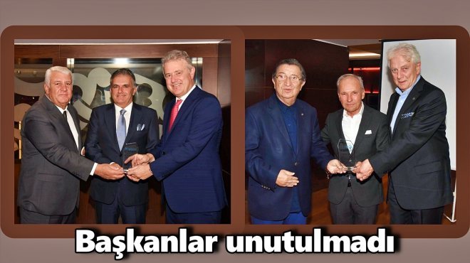 İZMİR BAŞKANLAR KURULU’NDAN VEFA PLAKETİ