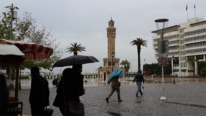 İzmir bir hafta  gök gürültülü yağışlı geçecek