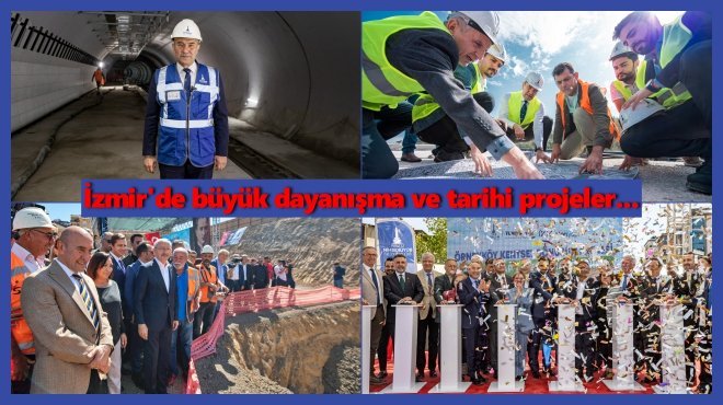 İZMİR BÜYÜKŞEHİR 4 YILDA 18 MİLYAR LİRANIN ÜZERİNDE YATIRIM YAPTI