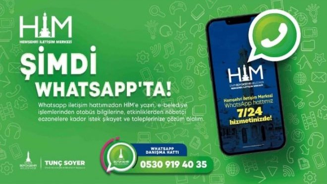 İZMİR BÜYÜKŞEHİR BELEDİYESİ ARTIK WHATSAPP’TA