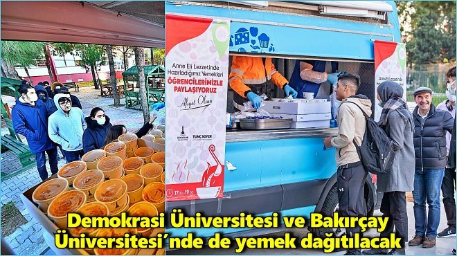İZMİR BÜYÜKŞEHİR BELEDİYESİ ÖĞRENCİLERE YEMEK NOKTASINI 6’YA ÇIKARDI