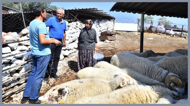 İZMİR BÜYÜKŞEHİR BELEDİYESİ YANGINDAN ETKİLENEN KÖYLERİN YARALARINI SARIYOR