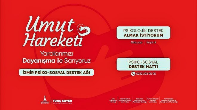 İZMİR BÜYÜKŞEHİR’DEN DEPREMZEDELERE PSİKO-SOSYAL DESTEK