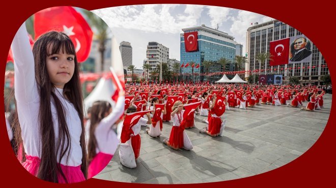 İZMİR’DE 23 NİSAN COŞKUSU KENTİN DÖRT BİR YANINI SARACAK