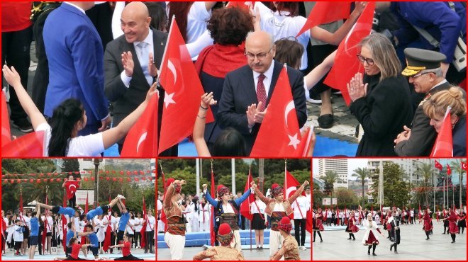 İzmir’de coşkulu 19 Mayıs kutlaması