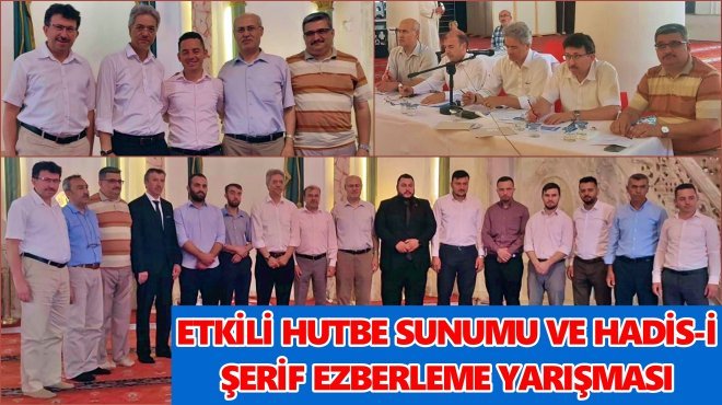 İzmir’de din görevlileri yarıştı