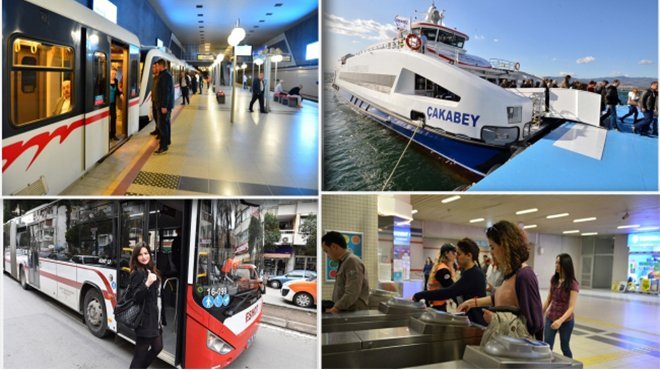 İzmir’de hafta sonu için toplu ulaşım planlandı