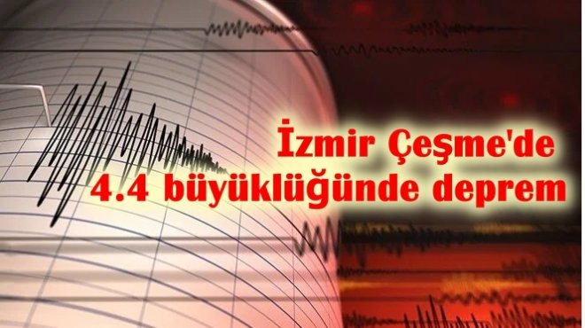 İzmir'de hissedilen korkutan deprem