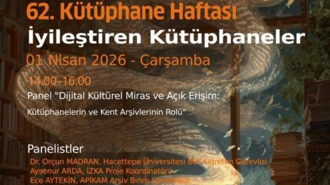 İzmir’de Kütüphaneler Haftası kutlanıyor