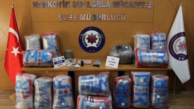 İzmir'de narkotik operasyonu