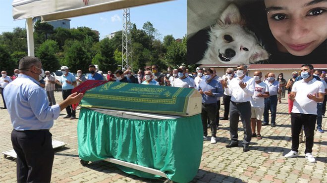 İzmir'de öldürülen Ceyda Yüksel son yolculuğuna uğurlandı