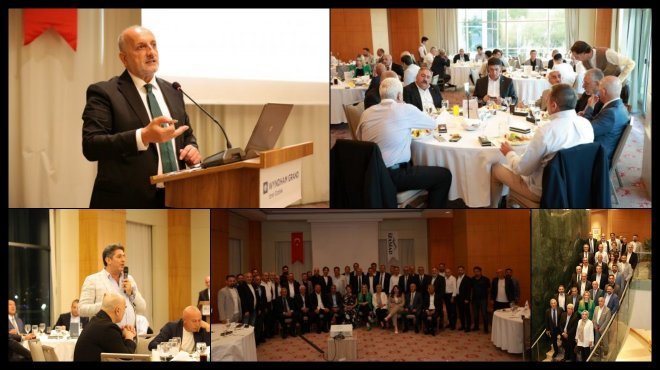 İZMİR’DEKİ AĞRILI BELEDİYE MECLİS ÜYELERİ İZASİAD YEMEĞİNDE BULUŞTU...