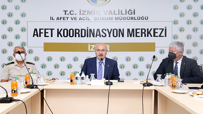 İZMİR, DEPREM MASTER PLANI TOPLANTISINDA BULUŞTU