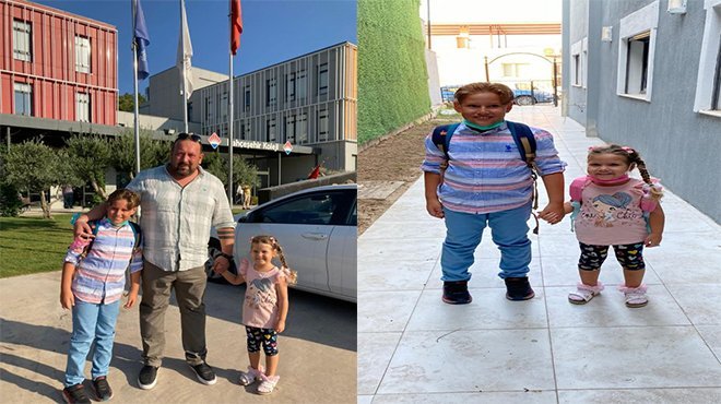 İzmir depreminin sembolü Ayda okullu oldu