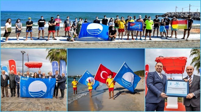 İzmir’e 4 mavi bayrak daha