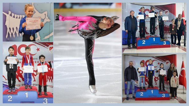 İZMİR’E BUZ PATENİNDEN 9 MADALYA