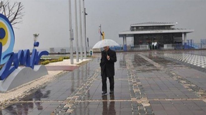 İzmir'e kuvvetli sağanak yağış uyarısı