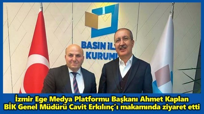 İZMİR EGE MEDYA PLATFORMU'NDAN BASIN İLAN KURUMU'NA KRİTİK ZİYARET...