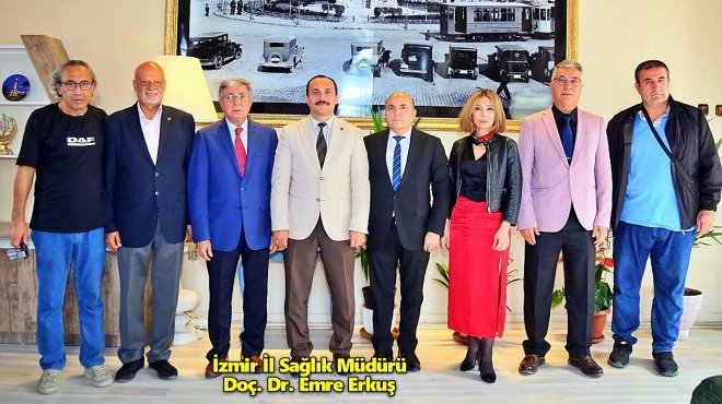 İZMİR EGE MEDYA PLATFORMU’NDAN İL SAĞLIK MÜDÜRÜNE 'HAYIRLI OLSUN' ZİYARETİ